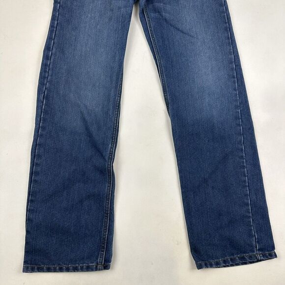 Levi's Boys 505 Regular Fit Straight Leg Denim Blue Jeans Sz 16 Actual 29x31 - Picture 4 of 9